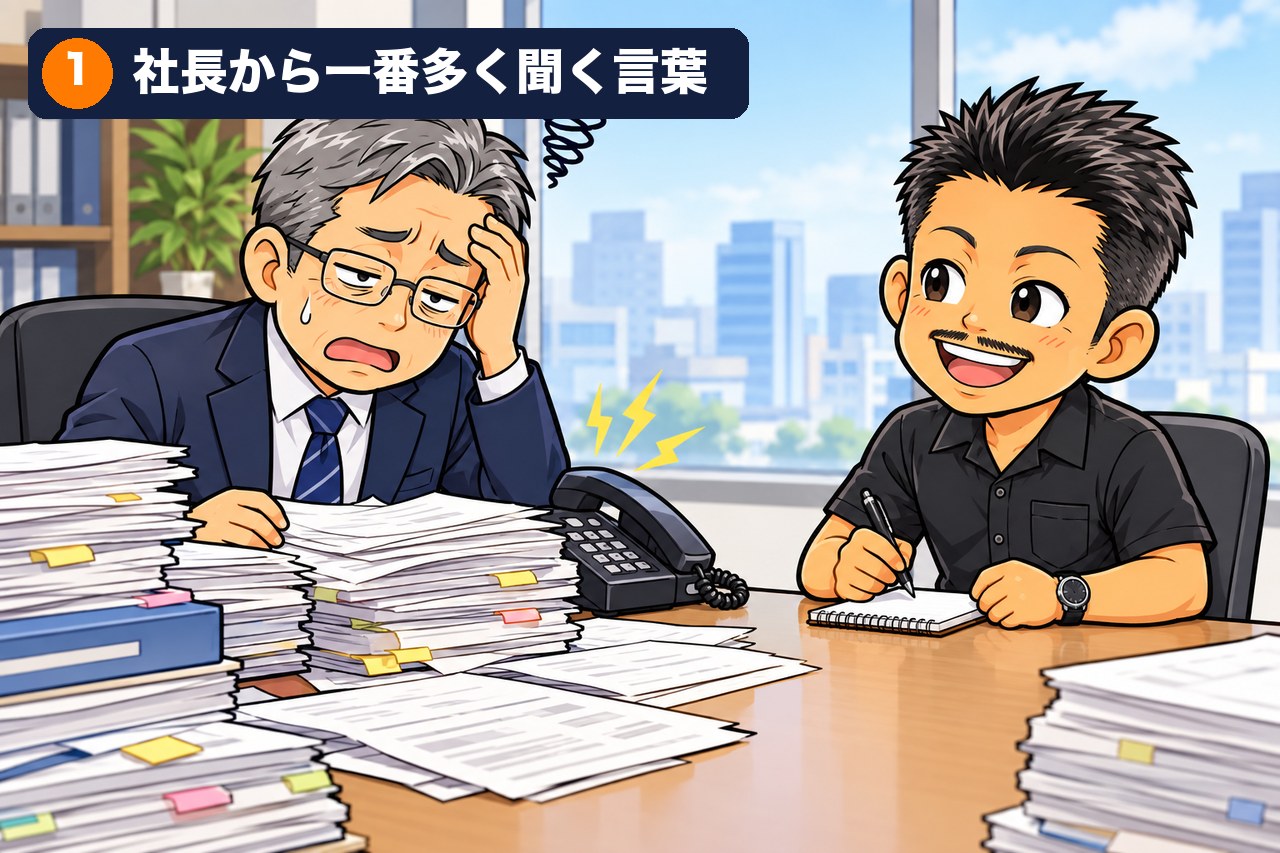 社長から一番多く聞く言葉