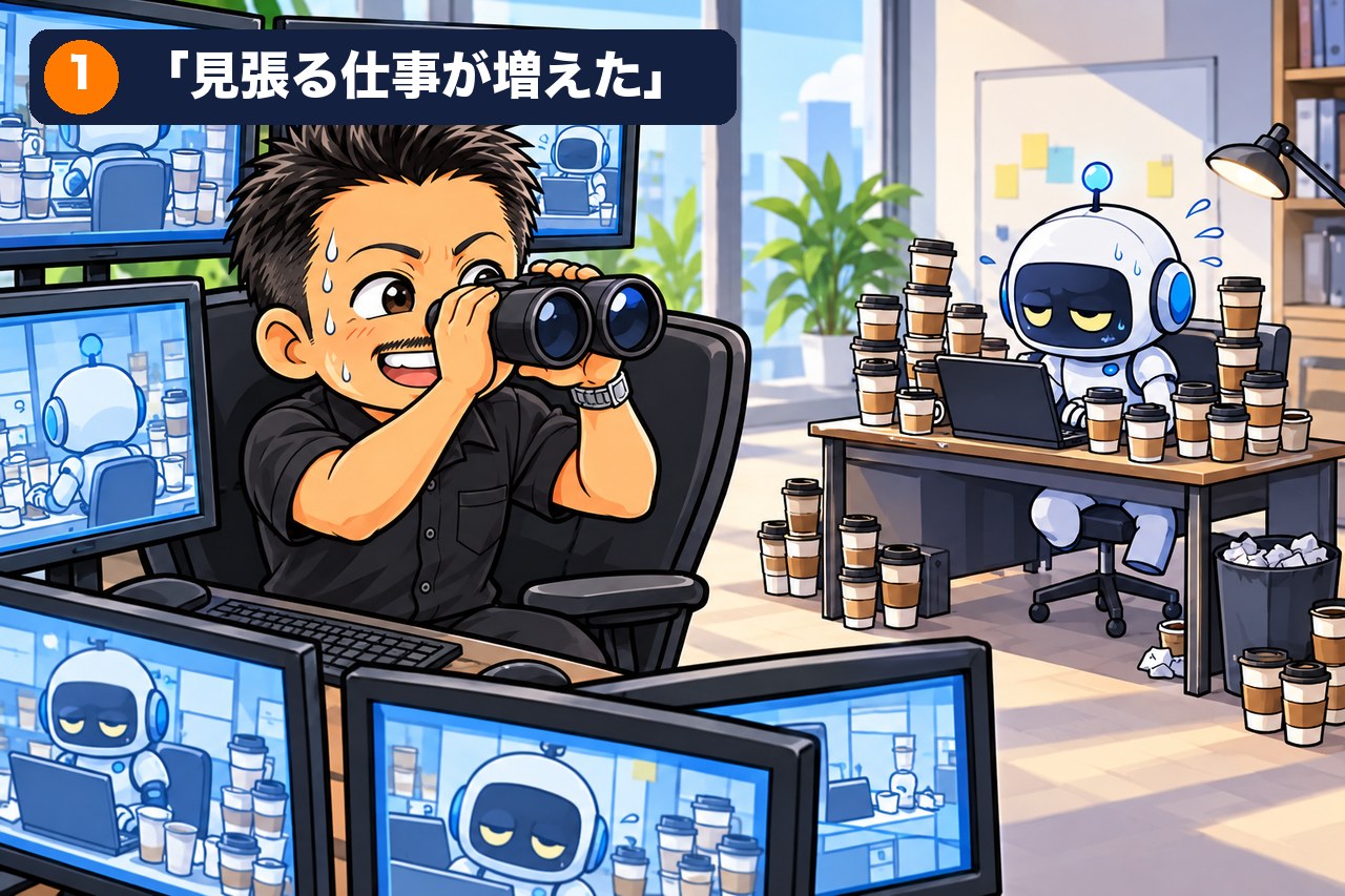 「AIに任せたら、見張る仕事が増えた」