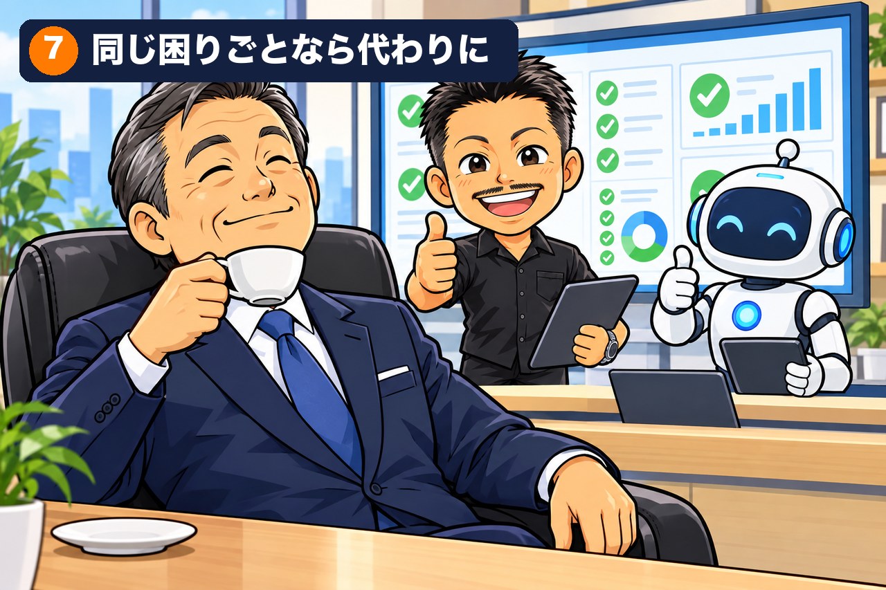 同じ困りごとなら、代わりにやります