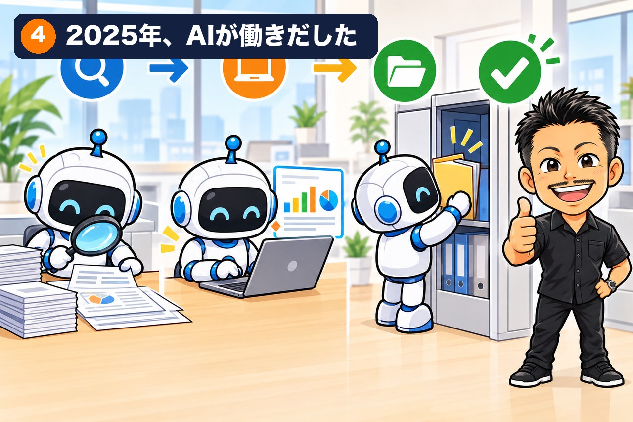 2025年、AIが「働く」ようになった