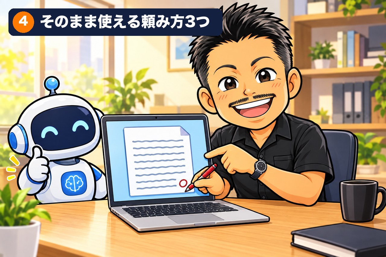 【実物】そのまま使える頼み方3つ